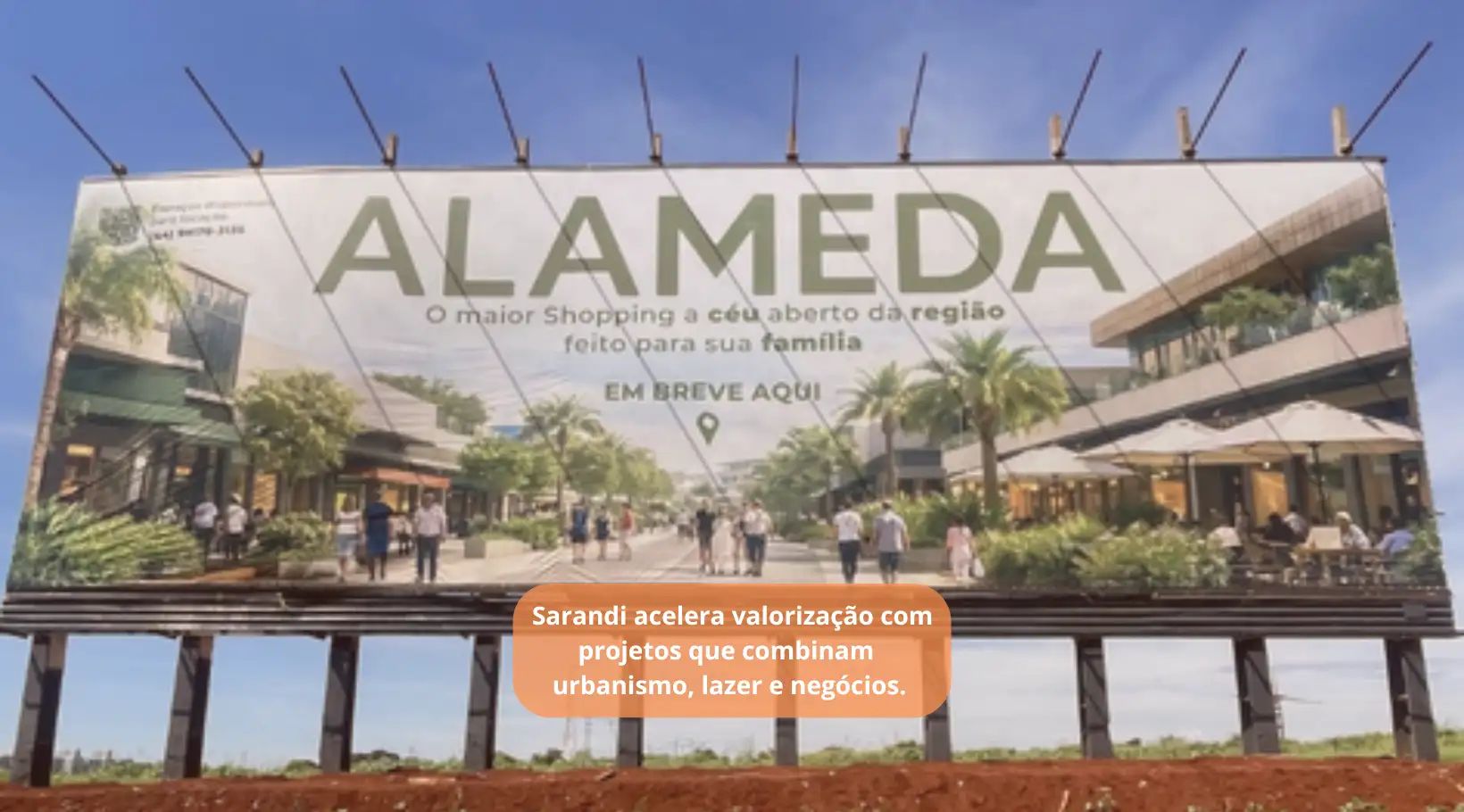 Foto de capa de Sarandi acelera valorização com projetos que combinam urbanismo, lazer e negócios.