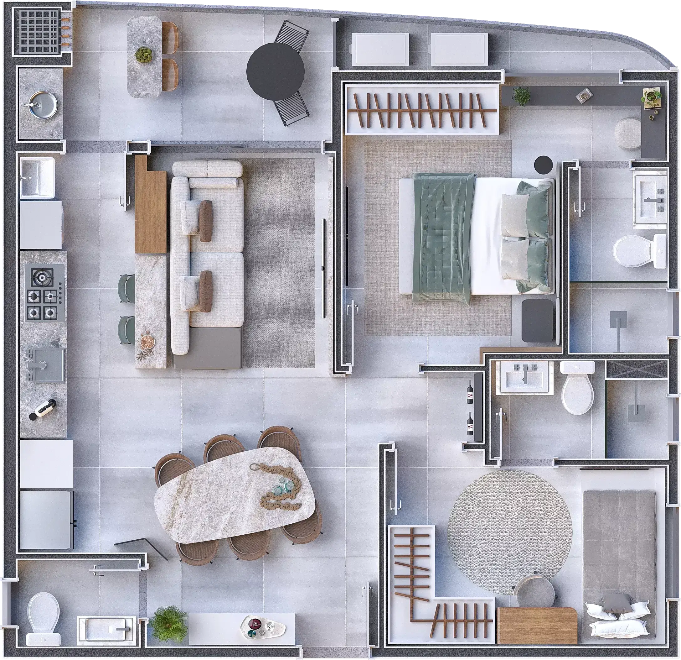 Foto de Apartamentos Tipo